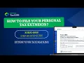 How to E-File IRS Form 4868 Individual Tax Extension in 2026 Step-by-Step