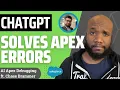 Can ChatGPT Debug Salesforce Apex Common Errors - MIXED DML and NULL Pointer Exceptions