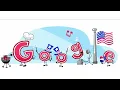 Fourth of July 2022 Google Doodle in United States