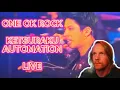 Download Lagu EPIC SOUND!! ONE OK ROCK - KETSURAKU AUTOMATION LIVE (Singer Reacts)
