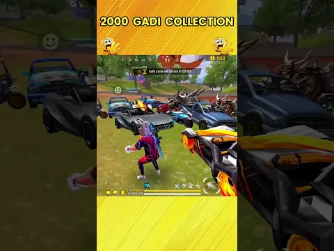 I Collected 2500 Cars In Freefire π± Itna sara Gadi π€― #freefire #shorts #shortsfeed