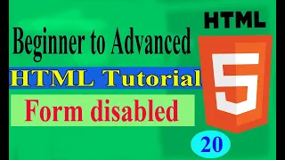 How To Disable Form In HTML Form