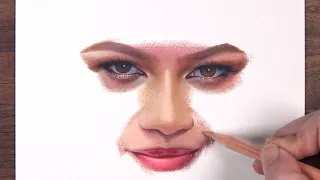 Live Drawing - Zendaya