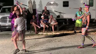 Mardi Gras Parade Sawmill Campground