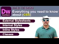 HTML Styles Complete Guide External Internal Inline Classes Dreamweaver ICT IGCSE 0417