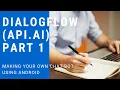 Dialogflow API AI Tutorial 1 Introduction to API AI