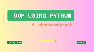 OOP Using Python Inheritance in python Classes And Objects In python Part - 4
