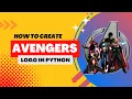 How to make Avengers logo with python turtle