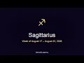 Sagittarius Weekly Horoscope Aug 17 Aug 23 2026