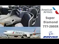 American Airlines Cabin Tour Boeing 777-200ER Super Diamond