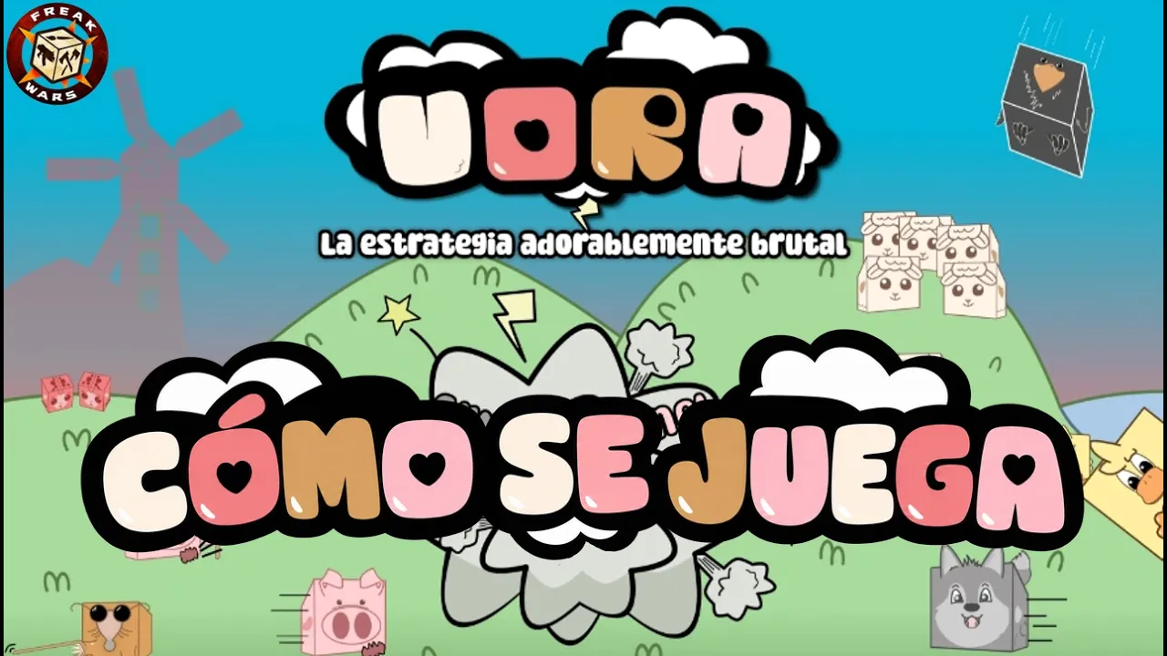 VORA Una granja abstracta con mucho pique #juegosdemesa #freakwars