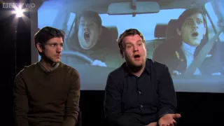 james corden u0026 mat baynton talk about the origins of the wrong mans bbc
