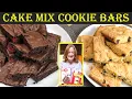 HOW TO MAKE CAKE MIX COOKIE BARS Recipe 4 Ingredients Only Cookie Bar Dessert