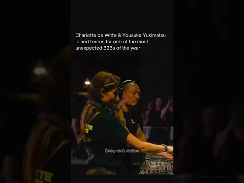 Charlotte de Witte b2b Yousuke Yukimatsu in New York