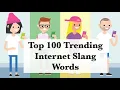 Top 100 Trending Internet Slang Words Common Texting Social Media Acronyms