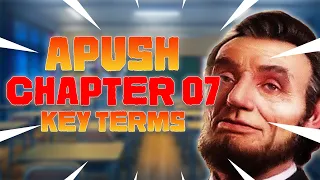 APUSH Chapter 7 Key Terms Notes American Pageant