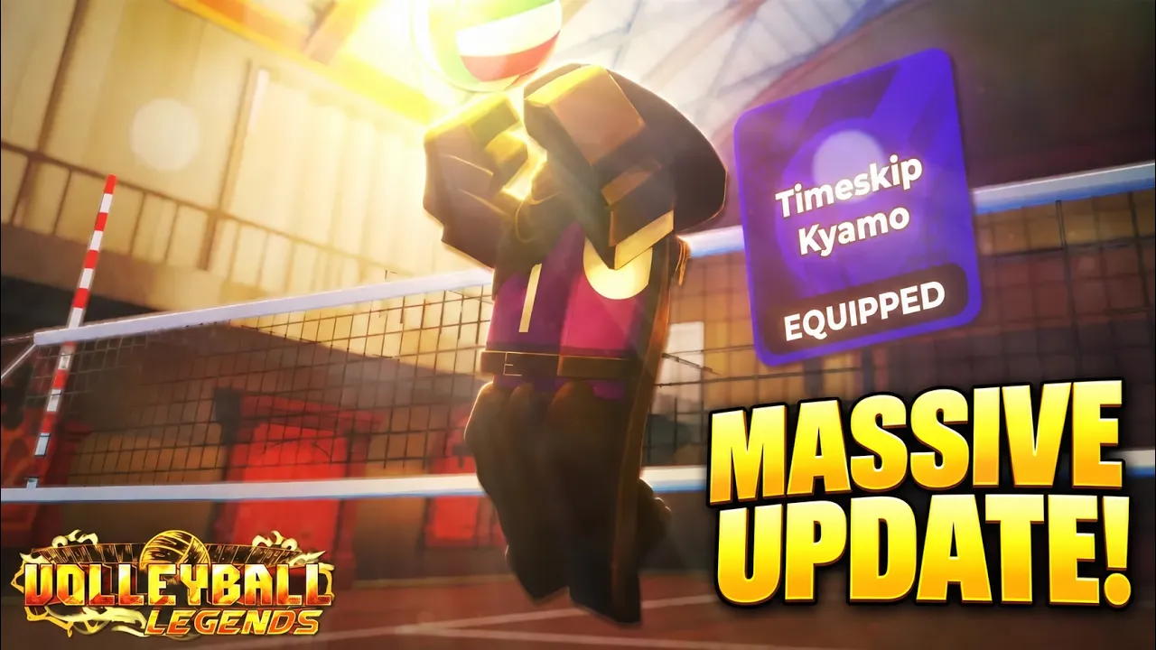 TIMESKIP KYAMO RETURNED WITH A MASSIVE UPDATE IN VOLLEYBALL LEGENDS
