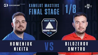 Bilozerov Dmytro vs Homeniuk Nikita Last 16 KAMELOT MASTERS Final Stage