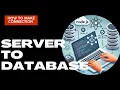 HOW TO CONNECT SERVER TO DATABASE NODEJS MONGODB POSTMAN