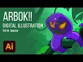 Pokemon Arbok Drawing Digital painting Tutorial on Ipad