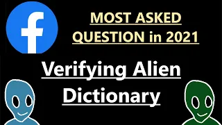 Verifying an Alien Dictionary - Leetcode 953