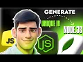 MongoDB Custom ID Generation in Node js Step-by-Step Guide