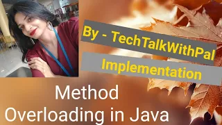 Polymorphism in java Method overloading in java Java Tutorial Java for beginners
