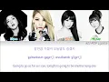 2NE1 (투애니원) - Can't Nobody Colour Coded Lyrics (Han/Rom/Eng)