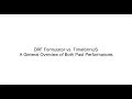 Comparing DRF Formulator and TimeformUS - Which past performances work better