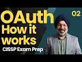 OAuth Authorization Code Flow 6 Steps Explained CISSP Domain 5 2026 Cybersecurity Concepts