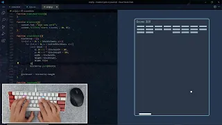 ASMR Programming - Coding Breakout Game With JavaScript