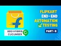 Flipkart End to End Selenium Java Automation Add Cart Functionality Part 8 JS Testing Academy
