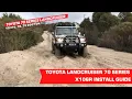 Lagu Toyota Landcruiser 70 Series Ryco X106R Installation Guide