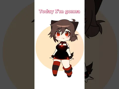 Today I’m gonna turn into a cute little… ❗️#animationmeme #animation