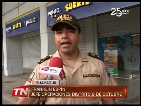 Un herido y seis detenidos tras robo frustrado en agencia de lotería