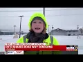 DOTD gives update on road conditions Sunday evening