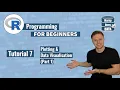 R Programming for Beginners - Tutorial 7 Plotting and Data Visualisation Part 1