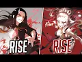Nightcore - RISE (Rock Version) (Lyrics)
