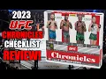 2023 UFC Chronicles Checklist Review