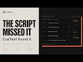 Write E2E Tests in Plain English with CueTest AI