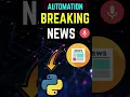 LATEST NEWS AUTOMATION - GET the LATEST NEWS HEADLINES WITH PYTHON
