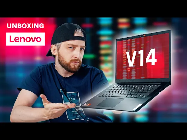 Unboxing Lenovo V14 NOTEBOOK bom para TRABALHO corporativo (EMPRESARIAL) de 14" polegadas 82UN0001BR