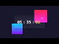 Awesome working glassmorphism clock using html css and javascript