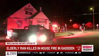 Elderly man killed in Gadsden house fire