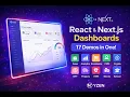 React Next js Admin Dashboard Template 17 Modern SaaS Demos CRM eCommerce Crypto LMS More