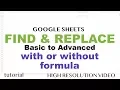Google Sheets - Find and Replace with Functions or Without SUBSTITUTE RegEx Wildcards Tutorial