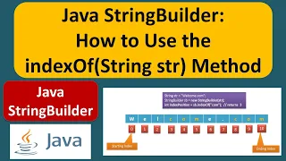 Java StringBuilder How to Use the indexOf String str Method Java Tutorial
