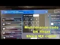 RESET DK MAINTENANCE CODES on SHARP MX--2610N