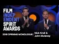 Download Lagu Nick Kroll and John Mulaney's Opening Monologue at the 2018 Film Independent Spirit Awards