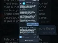 How to remove the Limitations on telegram account proof